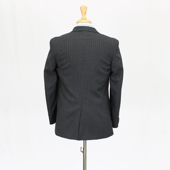 Michael Kors Youth 18R (36S Mens) 28x27 Gray Check Three Button Full Sui… - Picture 9 of 15